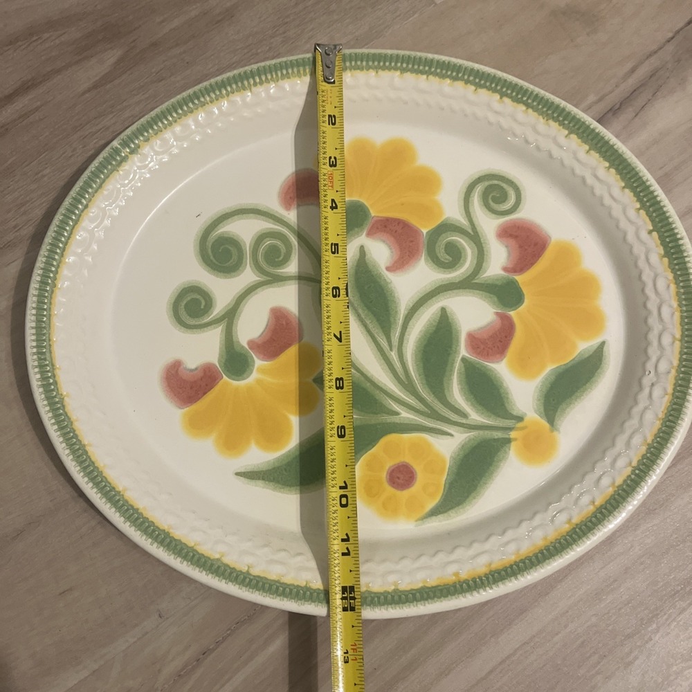 Franciscan Earthenware Maypole 14.25" Oval Serving Platter - Picture 6 of 10